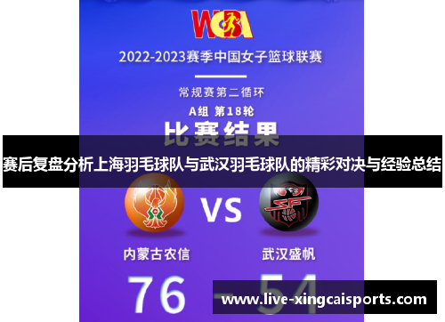 赛后复盘分析上海羽毛球队与武汉羽毛球队的精彩对决与经验总结